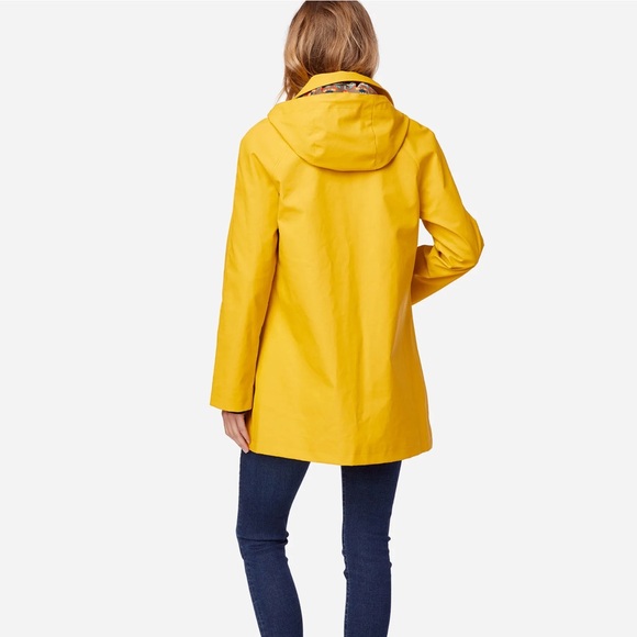 Pendleton Women's Sonoma Yellow Hooded Trench Coat Tucson jacquard pattern - Picture 3 of 12